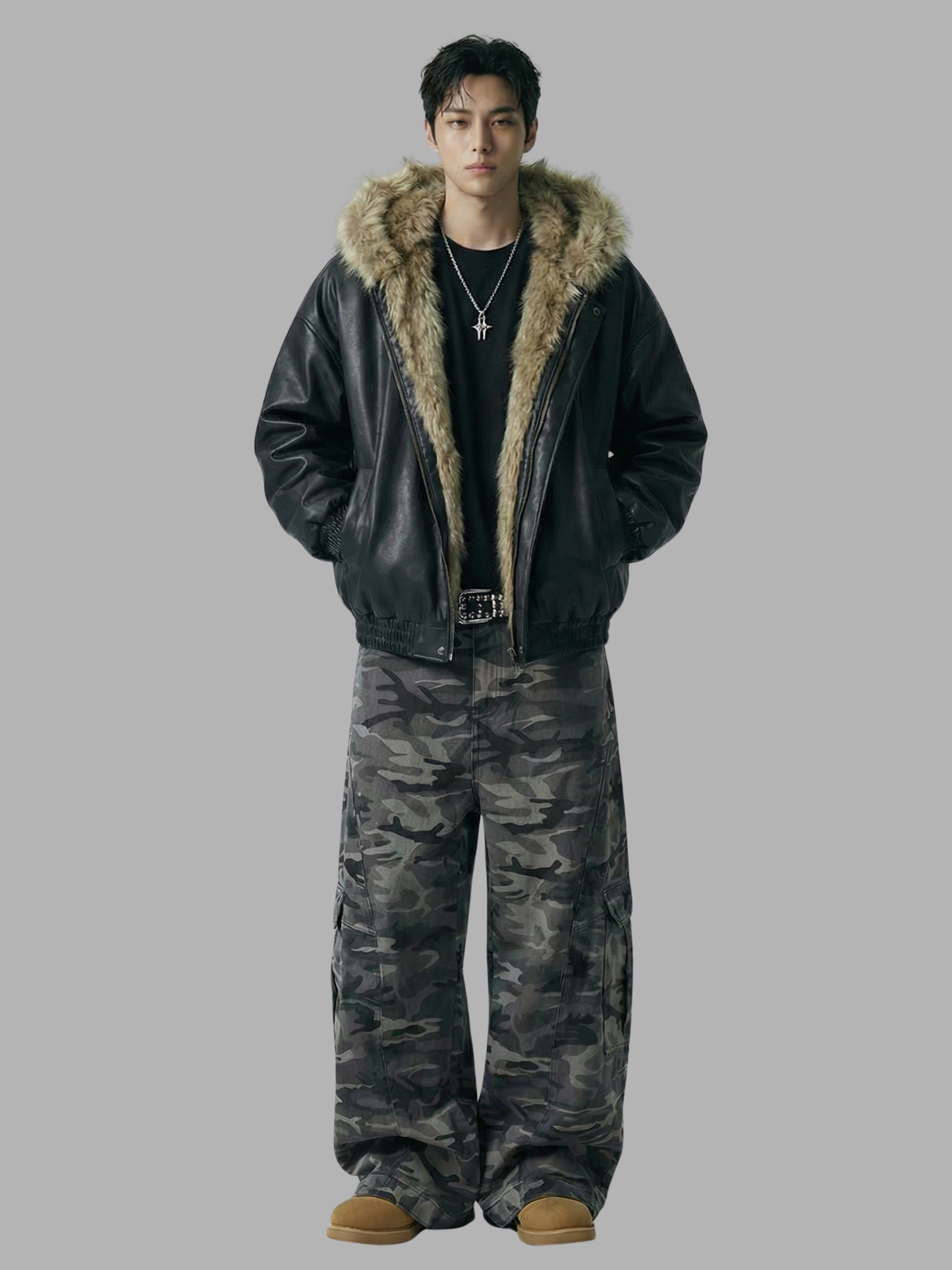 Double-Sided Fur-Lined Jacket, product photo 1