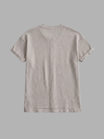 Henley Collar Short Sleeve, product photo