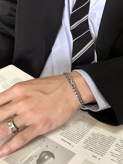 Cuban Bracelet - Titanium Steel