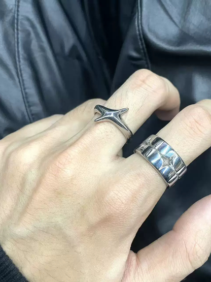 Wide & Narrow Ring Set