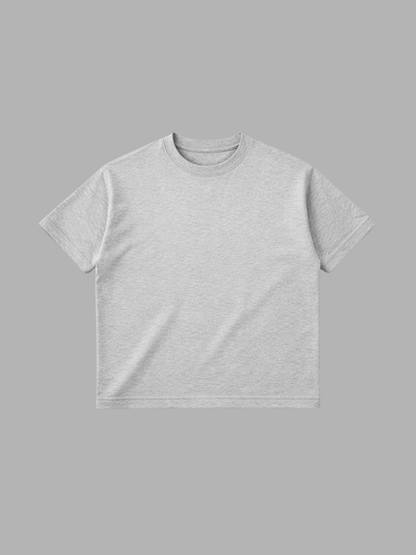 Boxed Short Sleeve Tee, Grey colourway, product photo