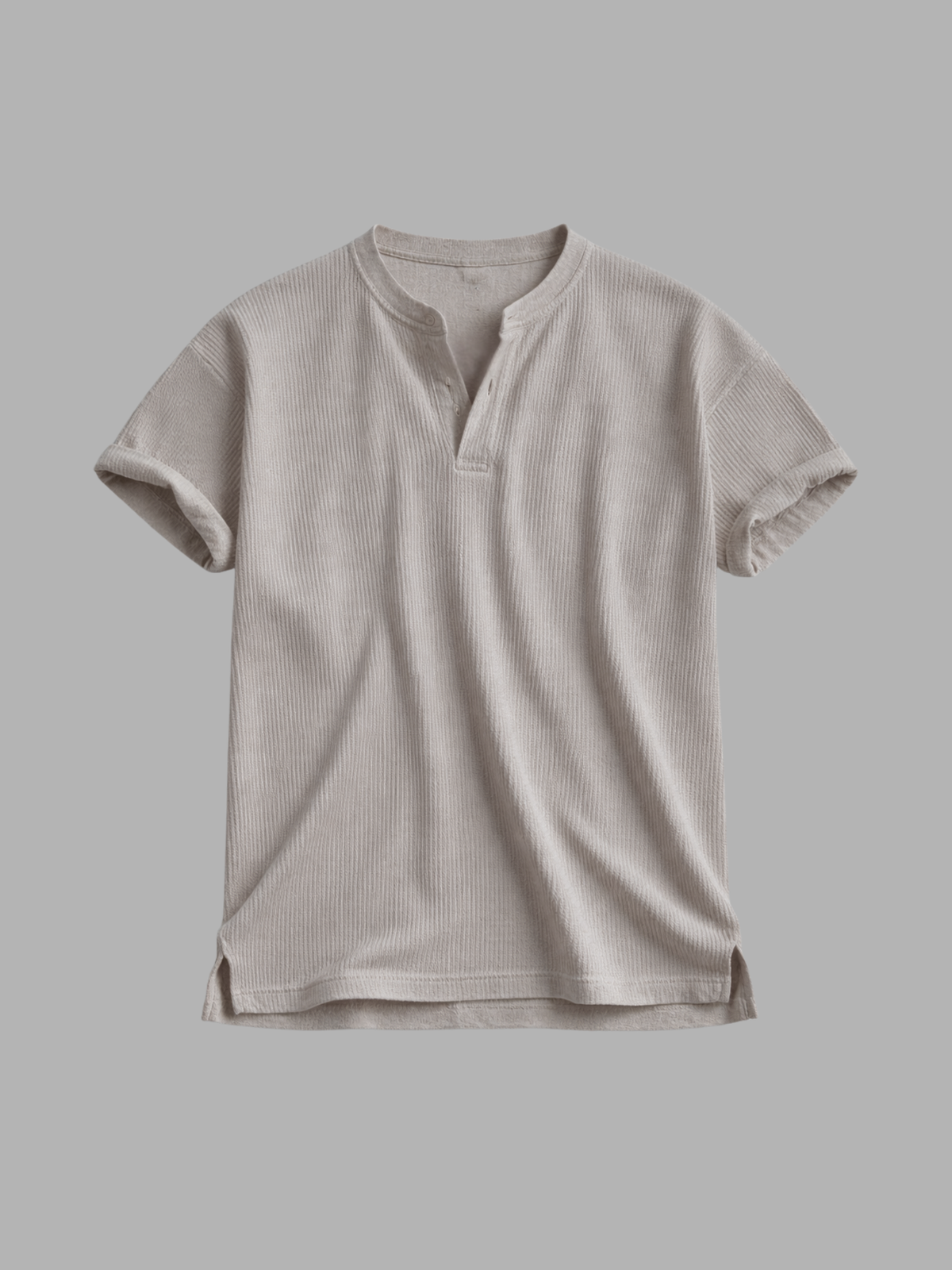 Henley Waffle Tee